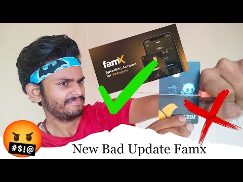 Fam X New Updates Today 2023 | Famcard Me को काट दो अब | FamPay Bad Update | Famx Vs Famcard me