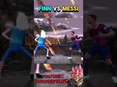 FINN vs MESSI WHO IS THE GOAT? 🐐 #cercadevelho #messi #cr7 #finn #foryou #viral #gaming #shorts