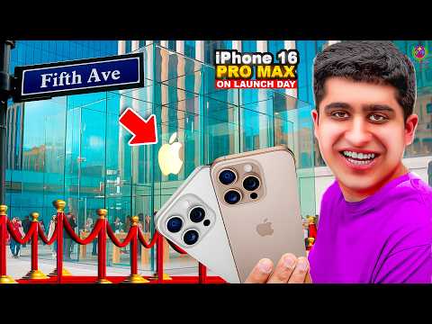 22 Year Old Boy BUYS iPhone 16 Pro Max on the Release Day !! 😍😍😍