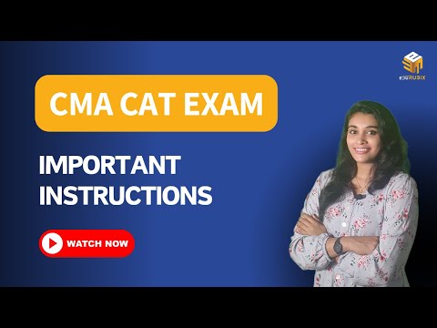 CMA CAT Exam January 2024 | Important exam instructions for CMA CAT Students