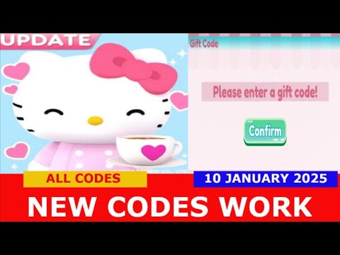 *NEW CODES* (Free UGC) My Hello Kitty Cafe (Tycoon) ROBLOX | ALL CODES | JANUARY 10, 2025