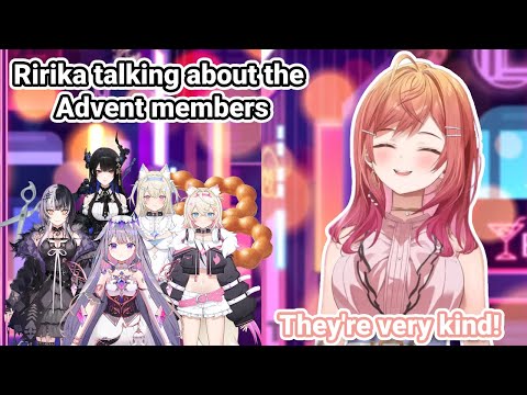 Ririka having fun talking about the Advent members 【Ichijou Ririka/Hololive】