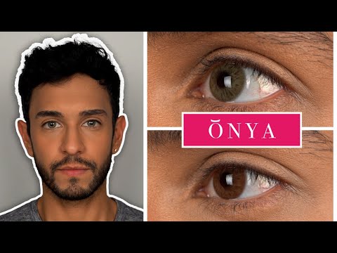 New Contact Lens Technology?! | ONYA Colored Contact Lens Review!