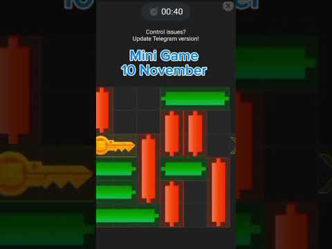 Mini game 10 November hamster combat daily || hamster combat today mini game key daily