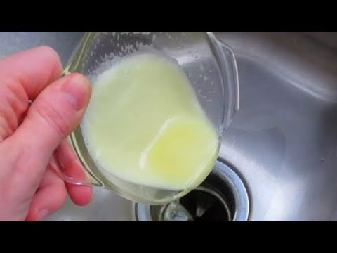 The homemade way to unclog a clogged and smelly sink in seconds. Without the use of a mole! 😎