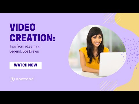 Video Creation Tips from eLearning Legend, Joe Drews | Powtoon LinkedIn LIVE