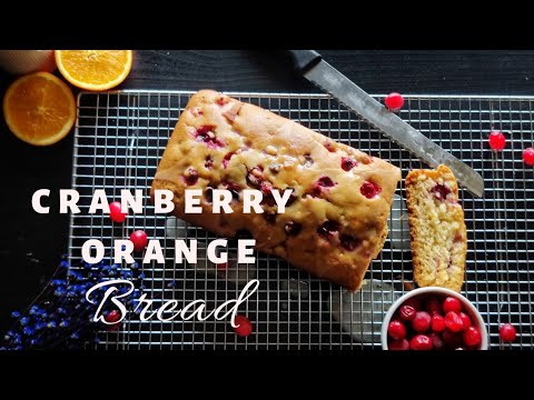 How to Make Vegan Cranberry Orange Bread | Sugar Spice