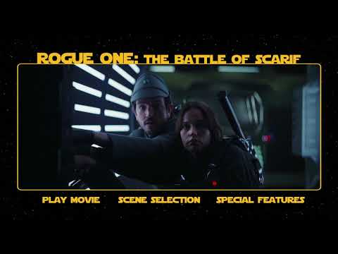 Rogue One: The Battle of Scarif DVD/Bluray Menu Preview