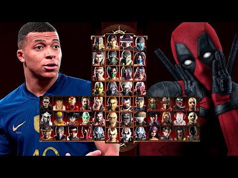 Mortal Kombat 9 - MBAPPE & DEADPOOL - Expert Tag Ladder - Gameplay @(1080p) - 60ᶠᵖˢ ✔