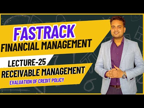 Ca Inter Financial management Fastrack Batch for May 2024 Attempt| Lecture 25| Receivable Management