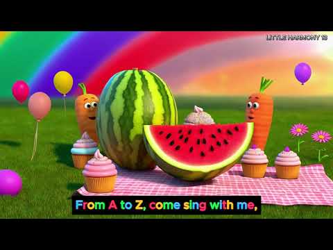 Alphabet Food Song | A Tasty A to Z Adventure for Kids