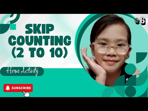 SKIP COUNTING 2 TO 10 By ATE PFEIFFER #grade1math #homeactivity #numberskills #advancelearning