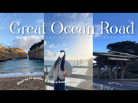 Aesthetic Great Ocean Road Mini Vlog 𓍢ִִ໋🌊✧˚. | Breathtaking Coastal Scenery & Hidden Gems Revealed