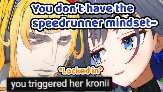 Kronii INSTANTLY Regrets Triggering Kaela by Saying That She Doesn't Have a Speedrunner Mindset