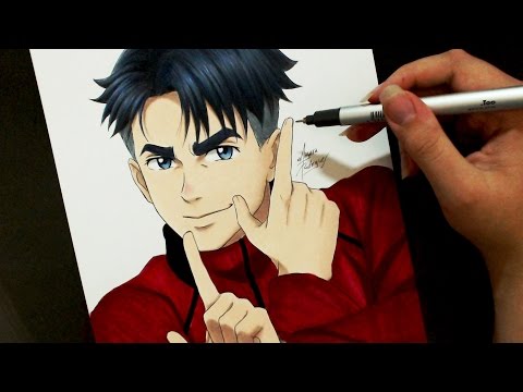 Speed Drawing - J. J. (Yuri!!! on ICE)