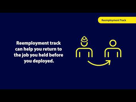 Veteran Readiness and Employment (VR&E) Reemployment Track