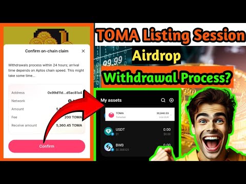 How to Perform On-Chain Withdrawal of Toma Tokens from Tomarket Listing Session Airdrop