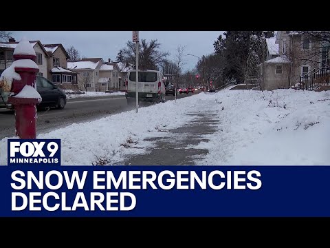 Minneapolis snow emergency in effect after snowstorm