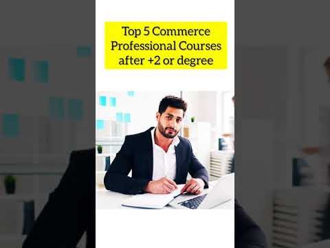 Top 5 commerce professional courses after +2 or degree #shorts