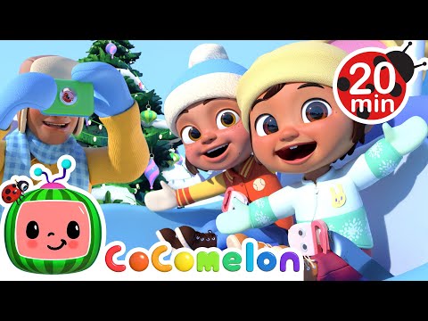 🎄Nina’s Christmas Fun! Snow, Trains, and Photos! ❄️ | 🍉 CoComelon - JJ's Baby Songs 🎶