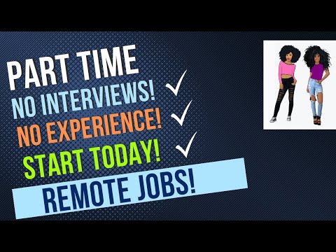 Part Time Work From Home Jobs and Start Today Side Hustles !!