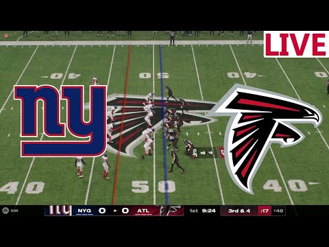 🔴LIVE🔴Atlanta Falcons vs New York Giants  /NFL Envivo /NFL SEASON 2025 /NFL Madden 25