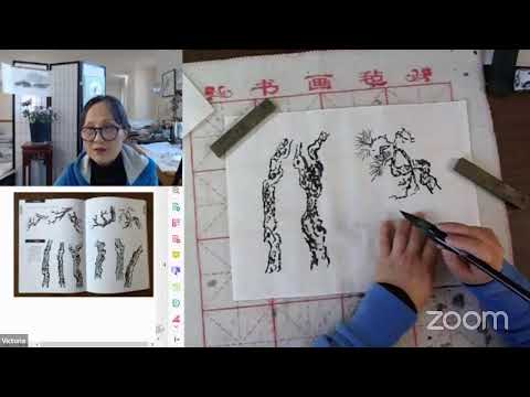 Practice Calligraphy with Victoria(11/30/21) 不老松 Longevity Pine