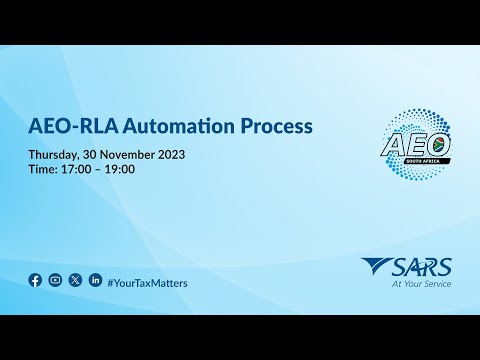 AEO-RLA Automation Process Webinar