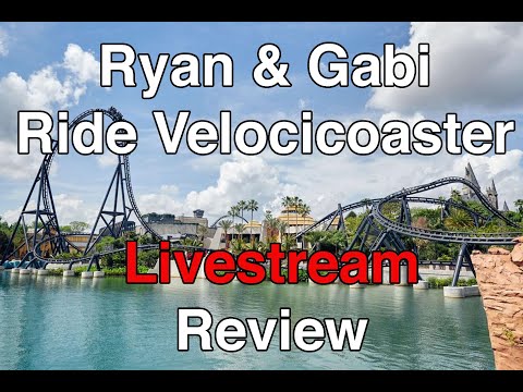 Ryan & Gabi Ride The Velocicoaster!!!