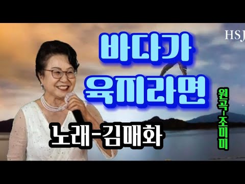 바다가 육지라면 - 노래 김매화(원곡 조미미)