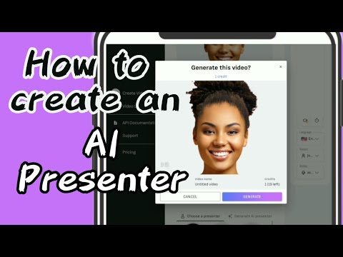 How to create an AI Presenter