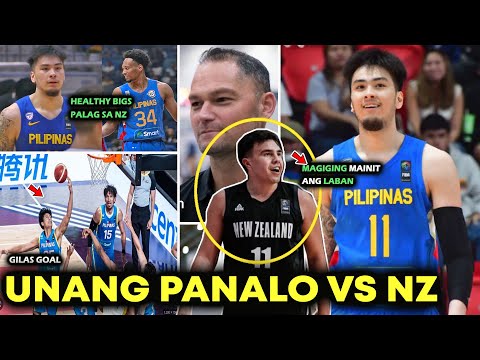 Kumpletong Gilas may lakas para manalo! Kai Sotto Top Player. Gilas VS New Zealand Pinapainit na!