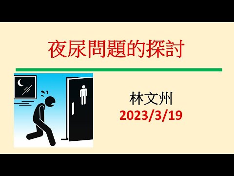 夜尿問題的探討－林文州20230319