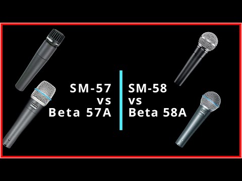 Shure SM vs. Beta Series: SM-57, SM-58, Beta 57A, Beta 58A - Beta Series worth the money?