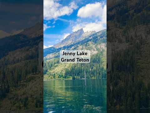 Jenny Lake in Grand Teton! Worth it for the views and wildlife. #travel #outdoors #mountains #shorts