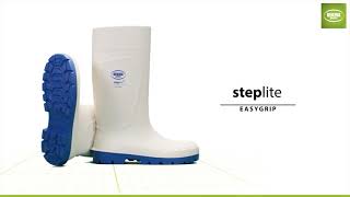 Steplite EasyGrip, steel toe cap (S4), white