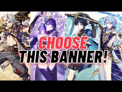 3.3 BANNER GUIDE!! Raiden vs Wanderer vs Ayato vs Itto Banner Choose!