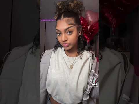 Curly Hairstyle Idea 💌 - @lissluvv333 on Tiktok