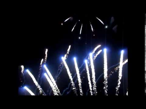 白洲町祭典花火2014