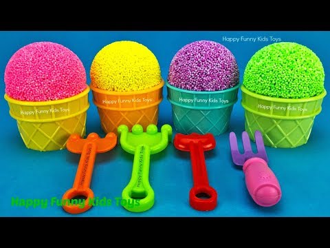 Play Foam Ice Cream Cups Kinder Surprise Eggs Disney Friendz Toy Story Chupa Chups PJ Masks Catboy