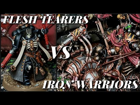 New Codex Blood Angels Vs Iron Warriors. Warhammer 40k Battle Report.