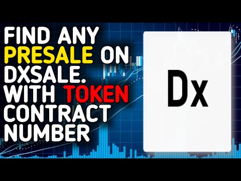 HOW TO FIND ANY PRESALE ON DXSALE USING TOKEN CONTRACT ADDRESS | FIND GENUINE PRESALES ⚠️⚠️