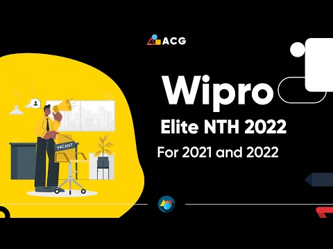 Wipro Elite NTH 2022 | For 2022 & 2021| Eligibility Criteria | Evaluation process | Test Pattern |