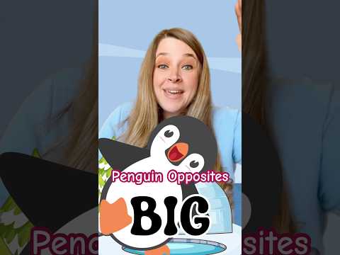 Cute PENGUINS 🐧 OPPOSITES Song 🎶