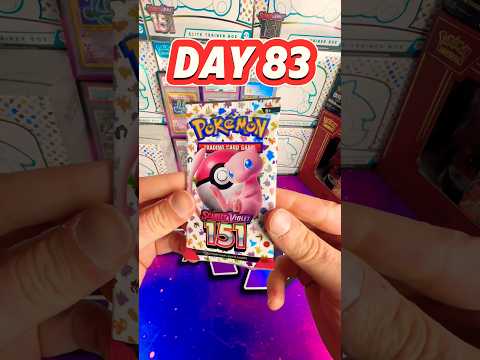 Opening A booster pack of Pokemon 151 for 151 days STRAIT!🔥 Day 83