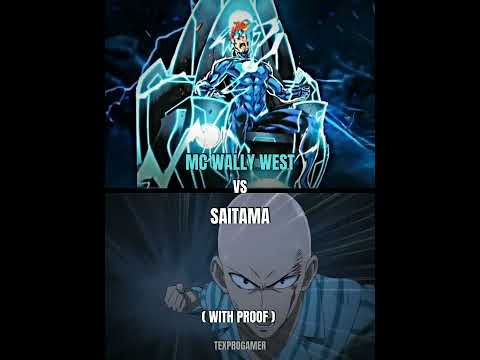 Mobius Chair Wally West vs Saitama #fypシ #tiktok #wallywest #saitama #onepunchman #dccomics #anime