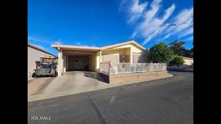 650 N Hawes Rd #4634 Mesa AZ $165,000 2BD 2BA W/Rolla Sheilds South Facing Patio55+ Golf Course Comm