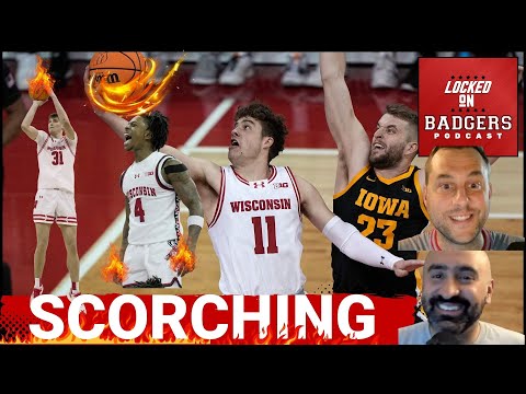 Wisconsin Badgers and Iowa Hawkeyes basketball reaction show!!