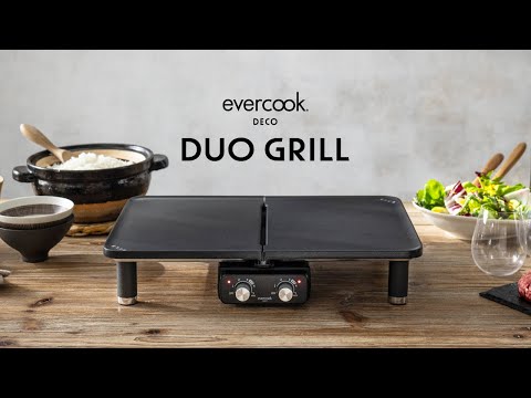 グリルホットプレート　evercook DECO DUO GRILL