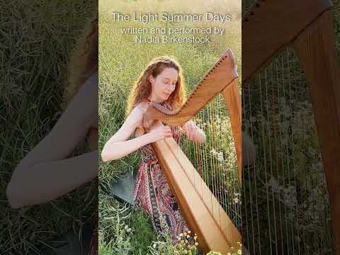 Celtic Harp Summer Waltz "The Light Summer Days" #short